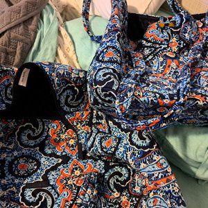 Vera bradley large duffle and tote